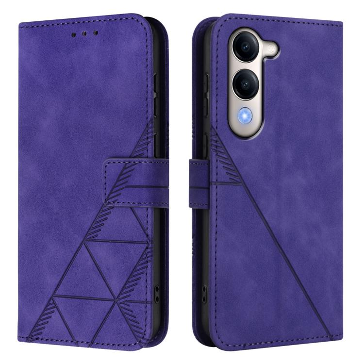 For vivo Y29S 5G / Y04 4G Global Crossbody 3D Embossed Flip Leather Phone Case