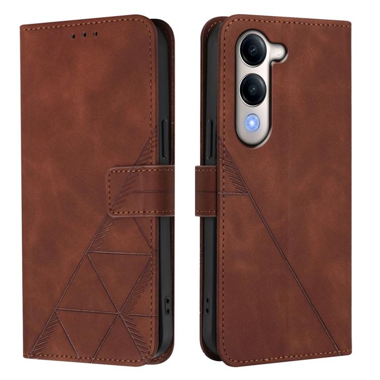 For vivo Y29S 5G / Y04 4G Global Crossbody 3D Embossed Flip Leather Phone Case