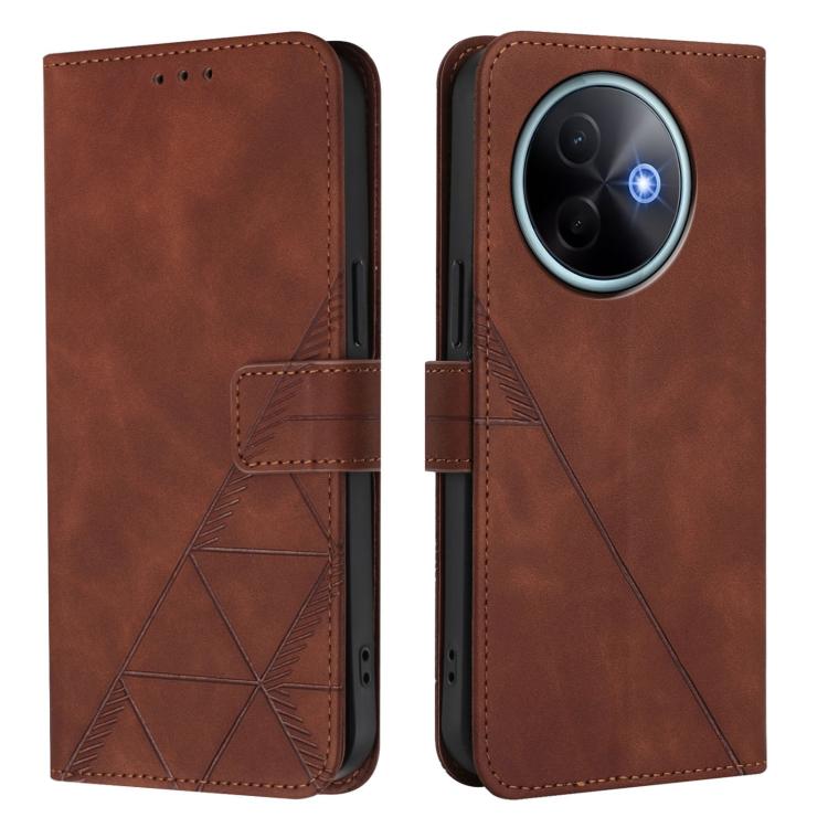 For vivo Y39 5G Global Crossbody 3D Embossed Flip Leather Phone Case