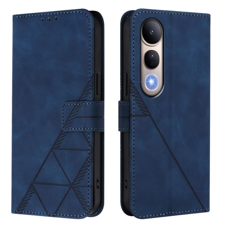 For vivo V50 Lite 5G Crossbody 3D Embossed Flip Leather Phone Case
