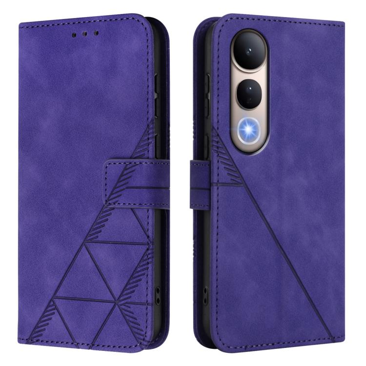 For vivo V50 Lite 5G Crossbody 3D Embossed Flip Leather Phone Case
