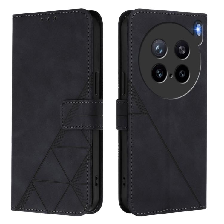 For vivo X200s Crossbody 3D Embossed Flip Leather Phone Case