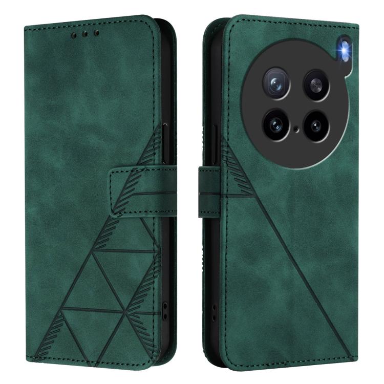 For vivo X200s Crossbody 3D Embossed Flip Leather Phone Case