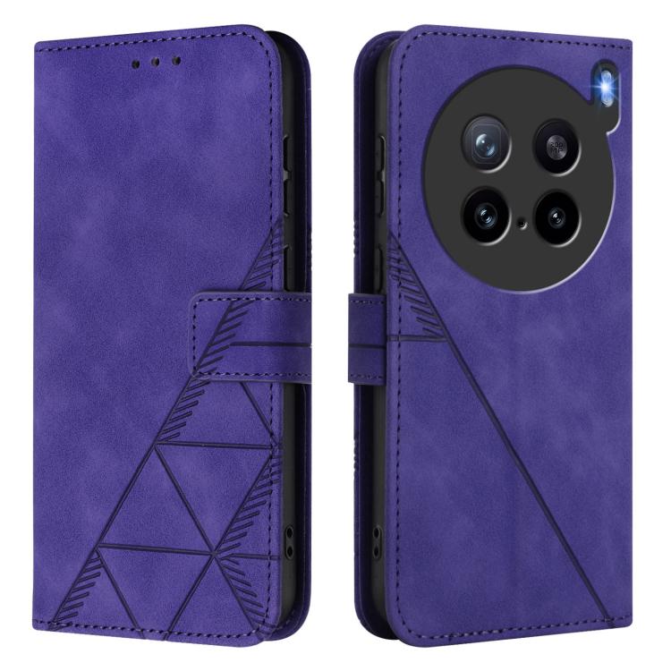 For vivo X200s Crossbody 3D Embossed Flip Leather Phone Case