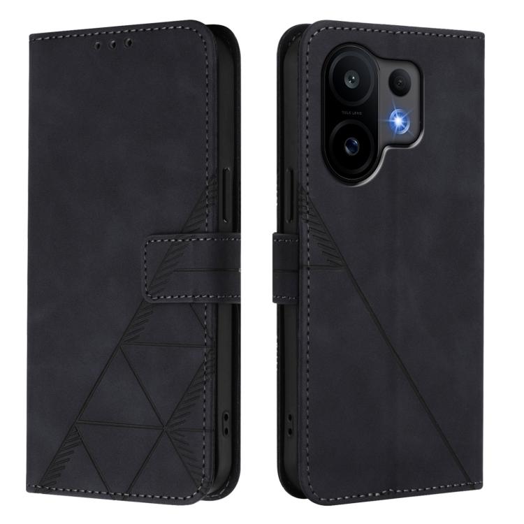 For vivo S30 Crossbody 3D Embossed Flip Leather Phone Case