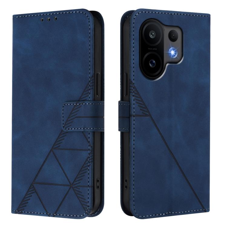 For vivo S30 Crossbody 3D Embossed Flip Leather Phone Case