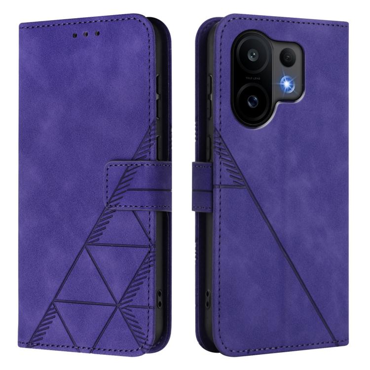 For vivo S30 Crossbody 3D Embossed Flip Leather Phone Case
