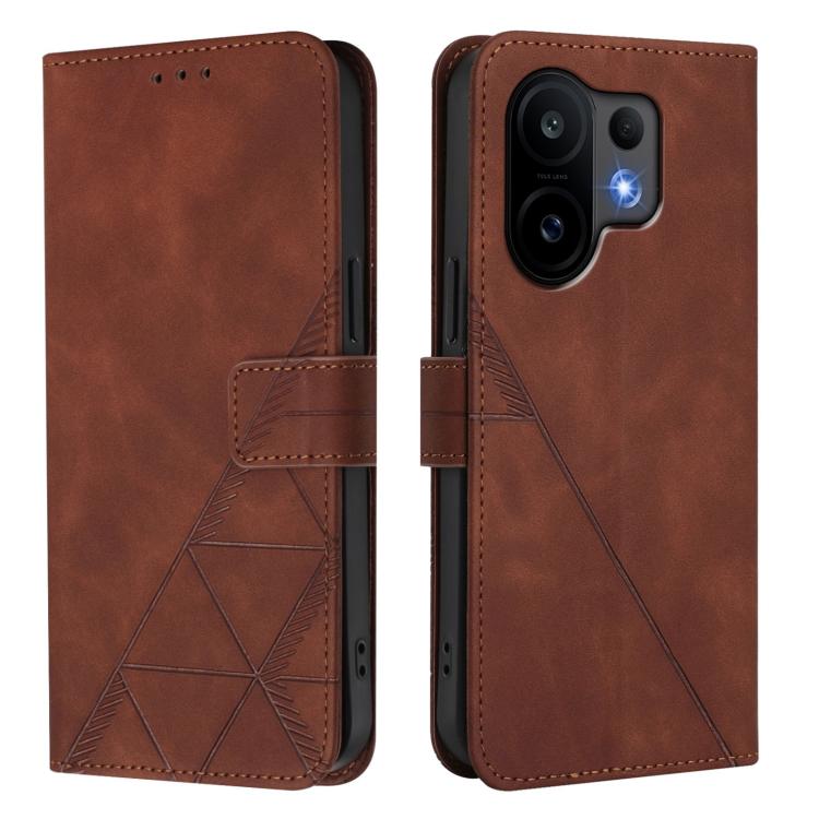 For vivo S30 Crossbody 3D Embossed Flip Leather Phone Case