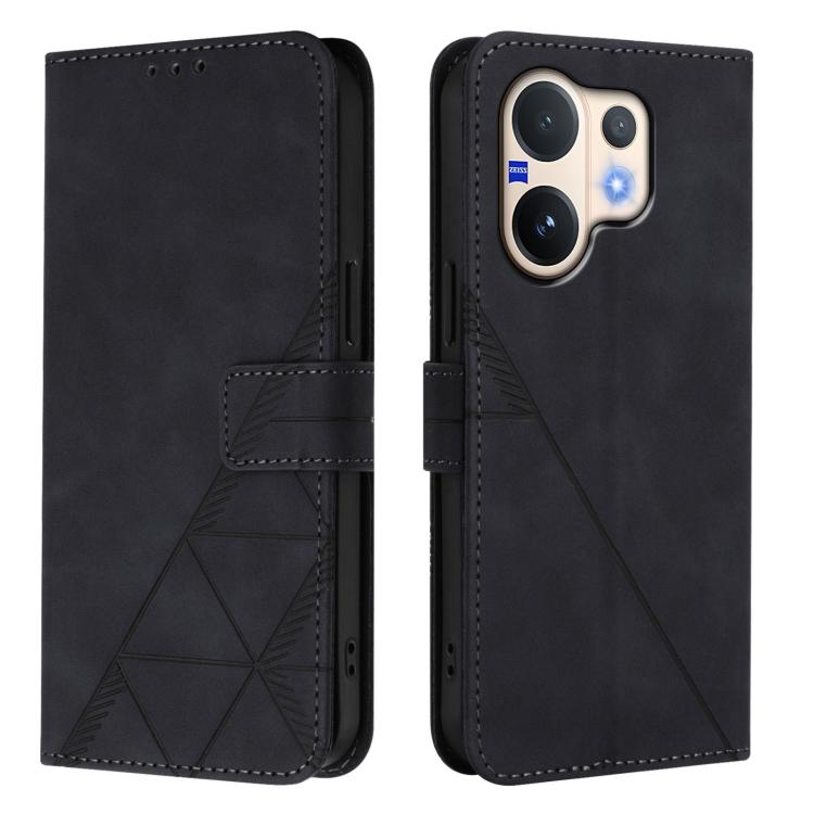 For vivo V60 5G Global Crossbody 3D Embossed Flip Leather Phone Case