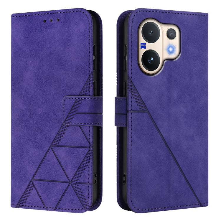 For vivo V60 5G Global Crossbody 3D Embossed Flip Leather Phone Case