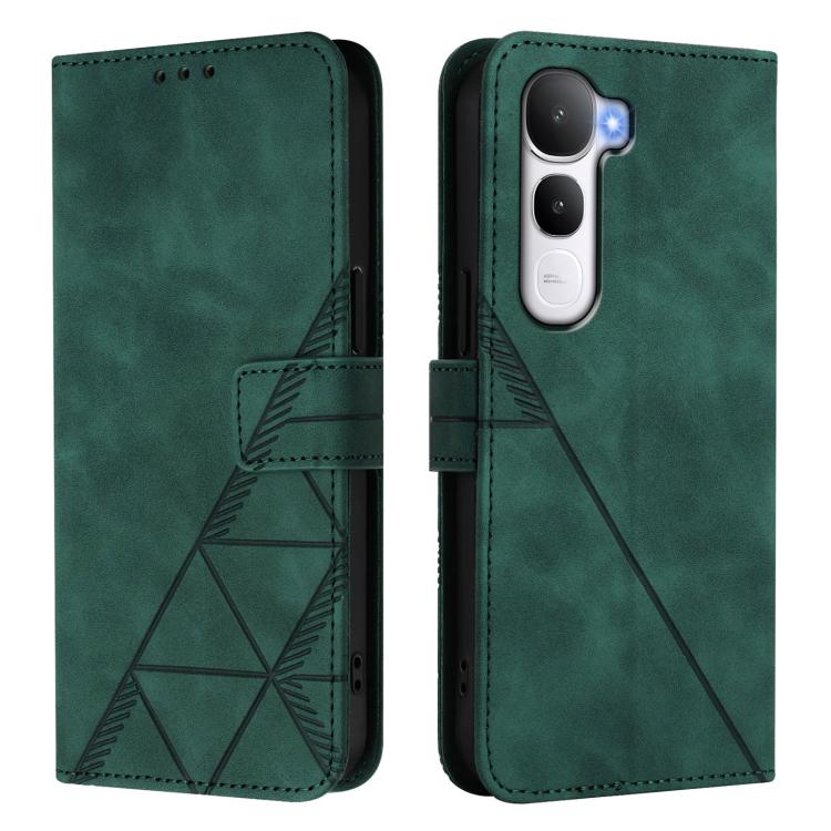 For vivo Y400 5G Global Crossbody 3D Embossed Flip Leather Phone Case