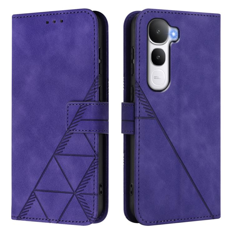 For vivo Y400 5G Global Crossbody 3D Embossed Flip Leather Phone Case