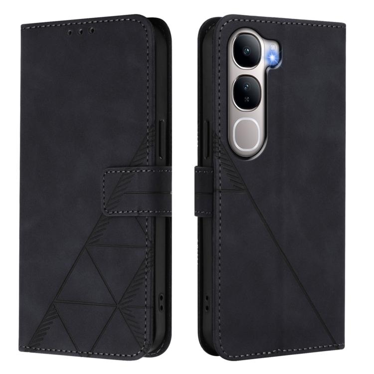 For vivo Y31 5G Global Crossbody 3D Embossed Flip Leather Phone Case