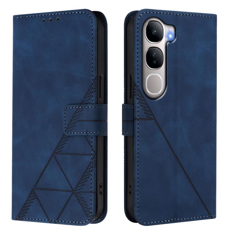For vivo Y31 5G Global Crossbody 3D Embossed Flip Leather Phone Case