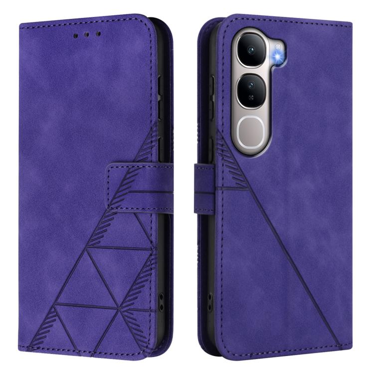 For vivo Y31 5G Global Crossbody 3D Embossed Flip Leather Phone Case