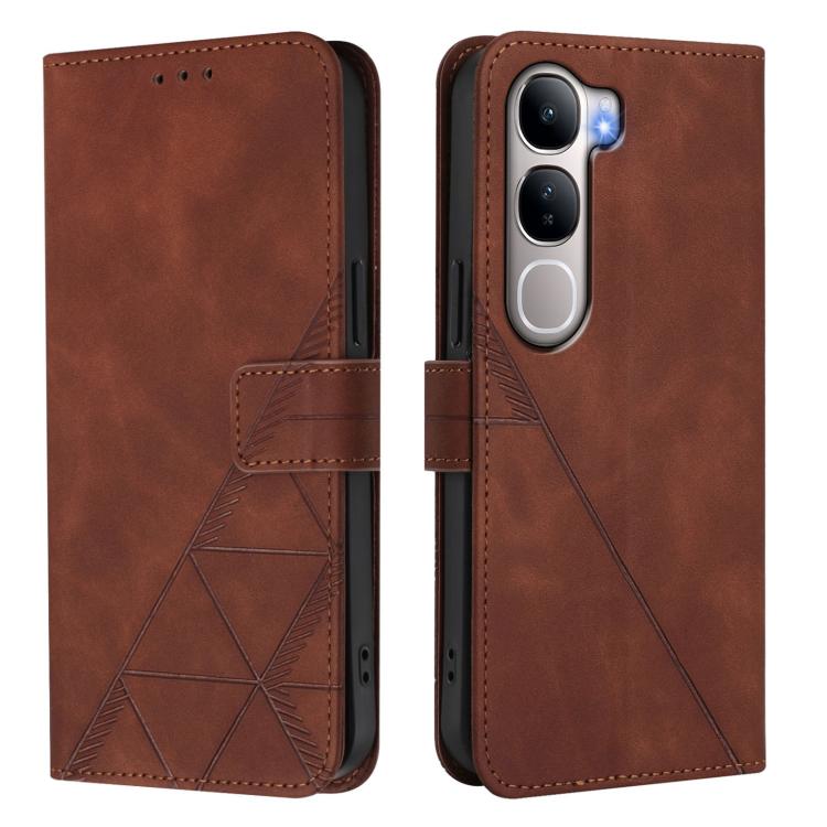 For vivo Y31 5G Global Crossbody 3D Embossed Flip Leather Phone Case