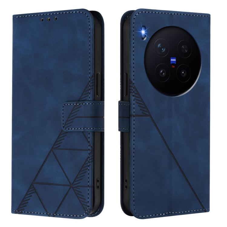 For vivo X300 Pro Crossbody 3D Embossed Flip Leather Phone Case