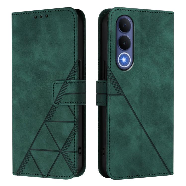 For vivo V70 FE 5G Crossbody 3D Embossed Flip Leather Phone Case