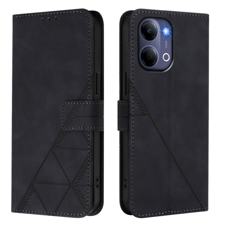 For vivo Y21 5G 2026 Global / Y05 4G Crossbody 3D Embossed Flip Leather Phone Case