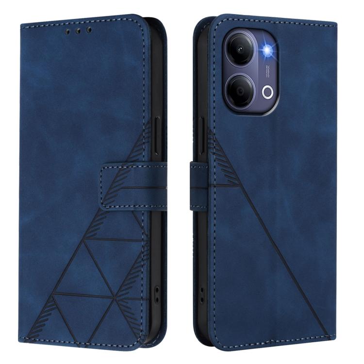 For vivo Y21 5G 2026 Global / Y05 4G Crossbody 3D Embossed Flip Leather Phone Case