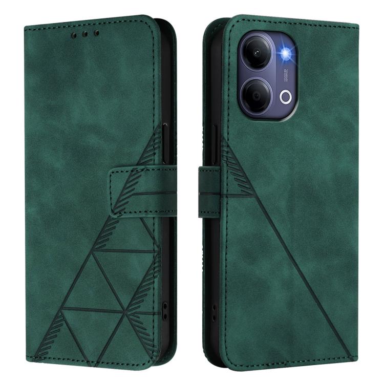 For vivo Y21 5G 2026 Global / Y05 4G Crossbody 3D Embossed Flip Leather Phone Case