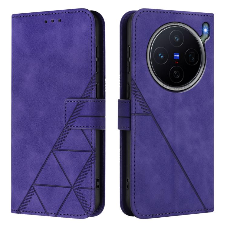 For vivo X300s Crossbody 3D Embossed Flip Leather Phone Case