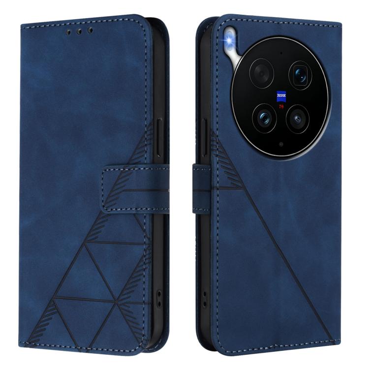 For vivo X300 Ultra Crossbody 3D Embossed Flip Leather Phone Case