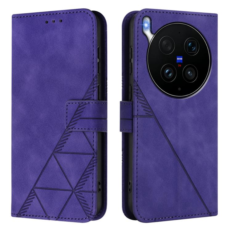 For vivo X300 Ultra Crossbody 3D Embossed Flip Leather Phone Case