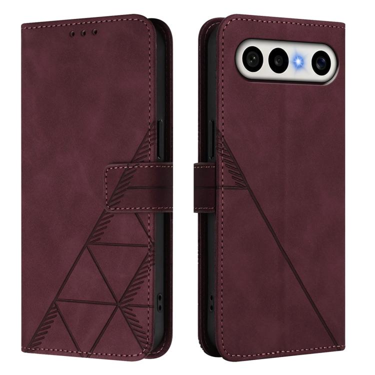 For vivo X300 FE 5G Zeiss/S50 Pro Mini 5G Crossbody 3D Embossed Flip Leather Phone Case