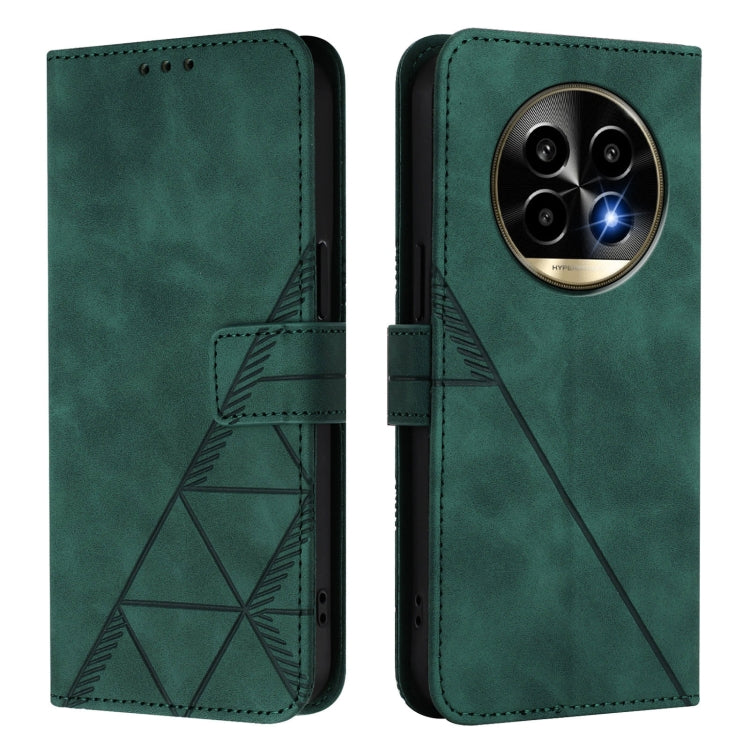 For Realme 13 Pro / 13 Pro+ 5G Crossbody 3D Embossed Flip Leather Phone Case