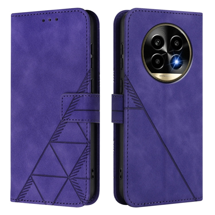 For Realme 13 Pro / 13 Pro+ 5G Crossbody 3D Embossed Flip Leather Phone Case