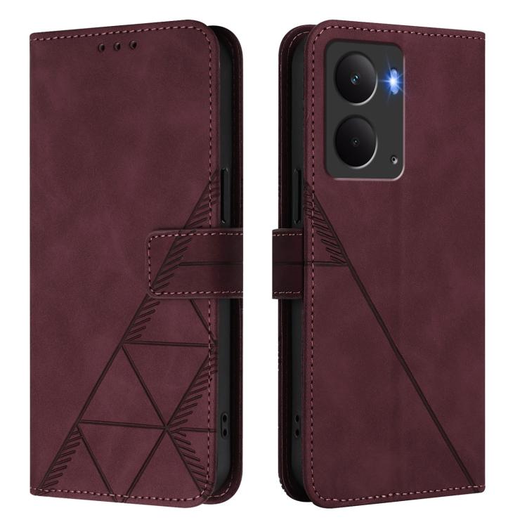 For Realme P3 5G Global / 14 5G Crossbody 3D Embossed Flip Leather Phone Case