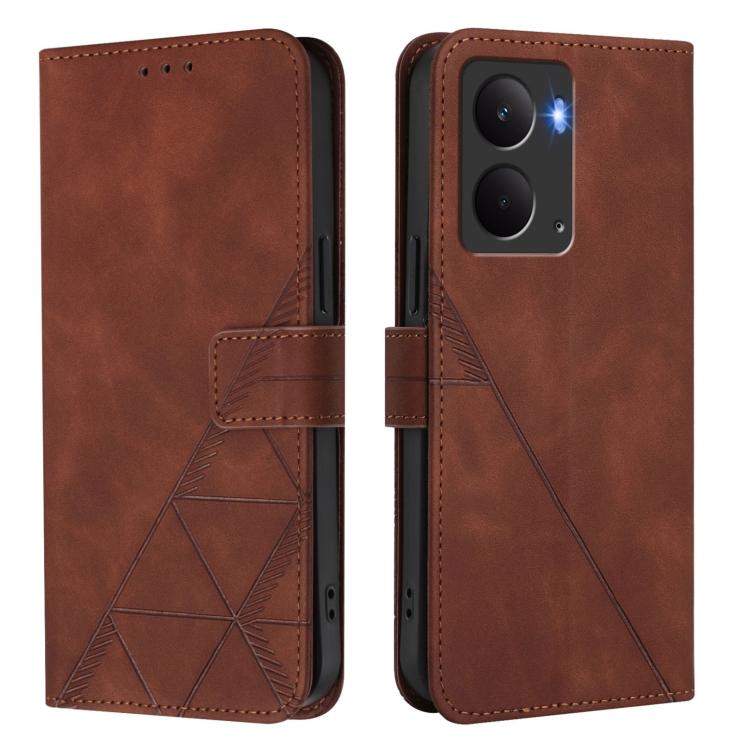 For Realme P3 5G Global / 14 5G Crossbody 3D Embossed Flip Leather Phone Case