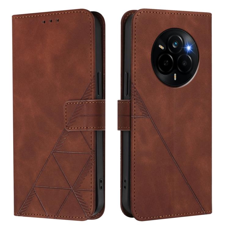For Realme Narzo 80 Pro Crossbody 3D Embossed Flip Leather Phone Case