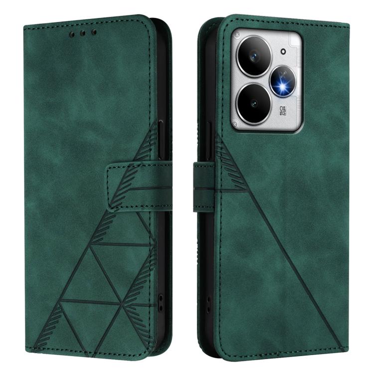 For Realme Neo7 Turbo 5G Crossbody 3D Embossed Flip Leather Phone Case