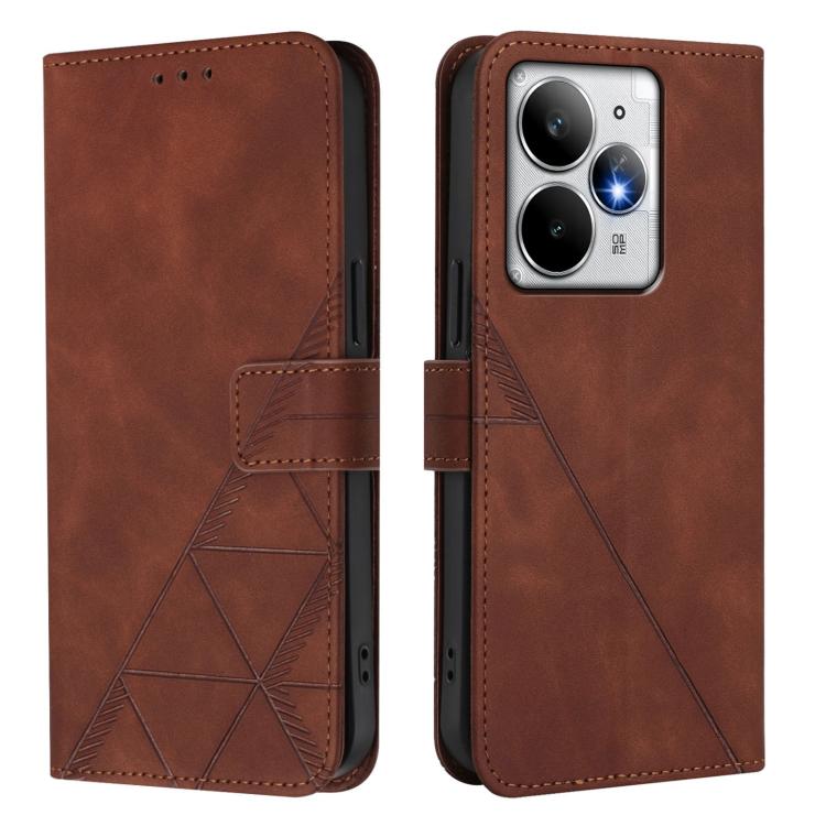 For Realme Neo7 Turbo 5G Crossbody 3D Embossed Flip Leather Phone Case