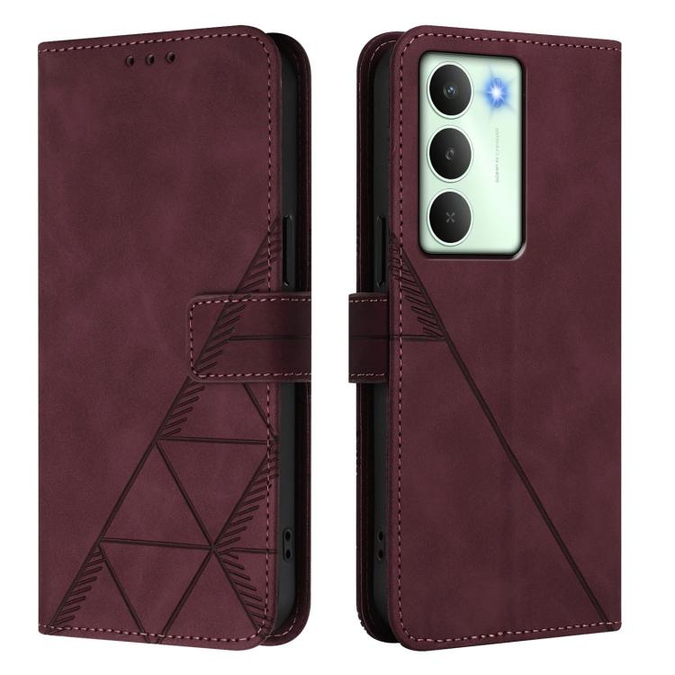 For Realme V70 5G / C75 5G Crossbody 3D Embossed Flip Leather Phone Case