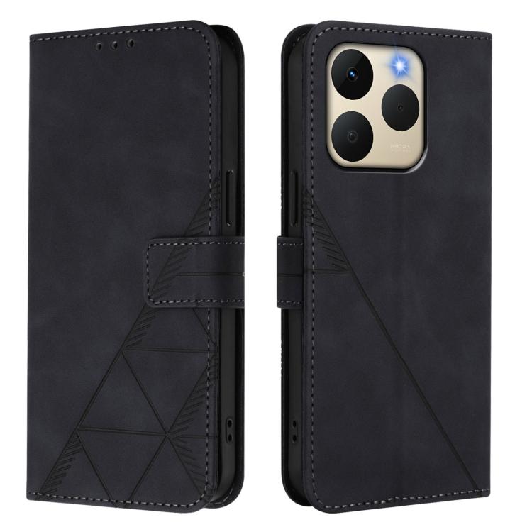 For Realme 15T 5G Global Crossbody 3D Embossed Flip Leather Phone Case