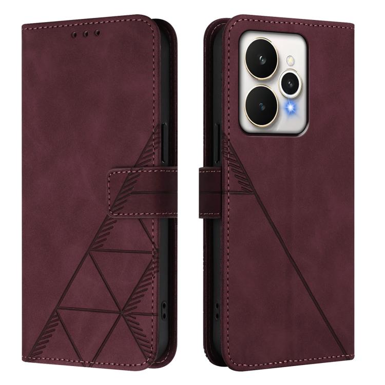 For Realme 15 / 15 Pro 5G Global Crossbody 3D Embossed Flip Leather Phone Case