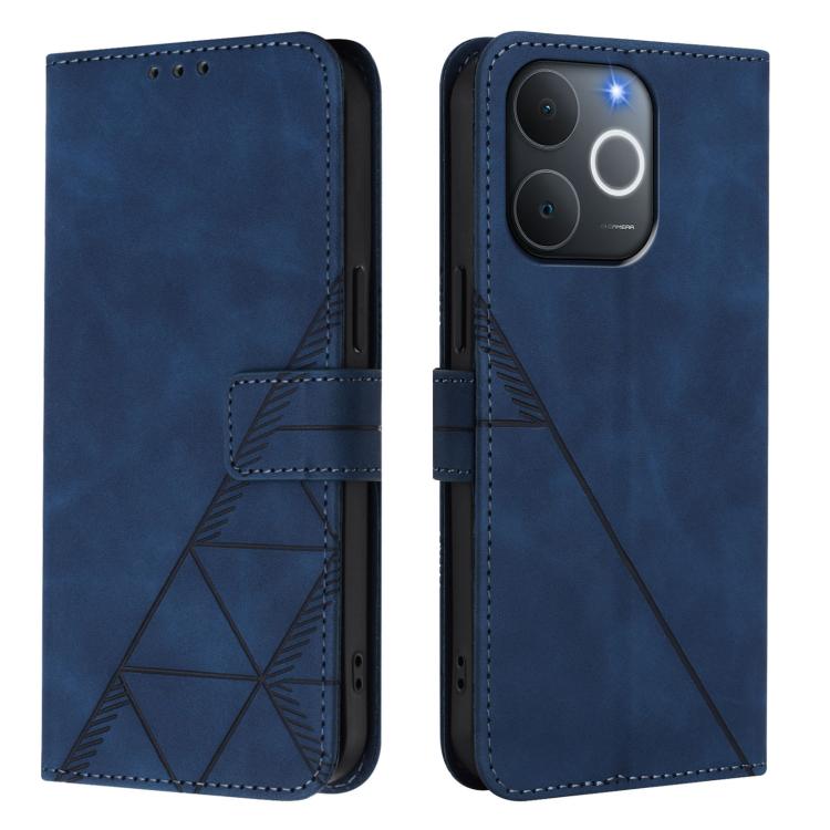 For Realme C71 4G India Crossbody 3D Embossed Flip Leather Phone Case