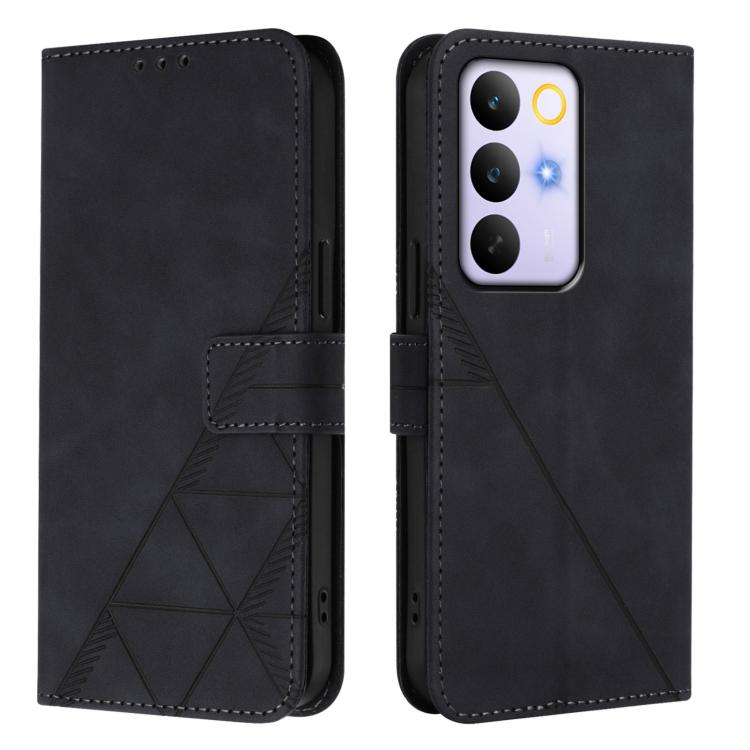 For Realme C85 5G / 15X 5G India Crossbody 3D Embossed Flip Leather Phone Case