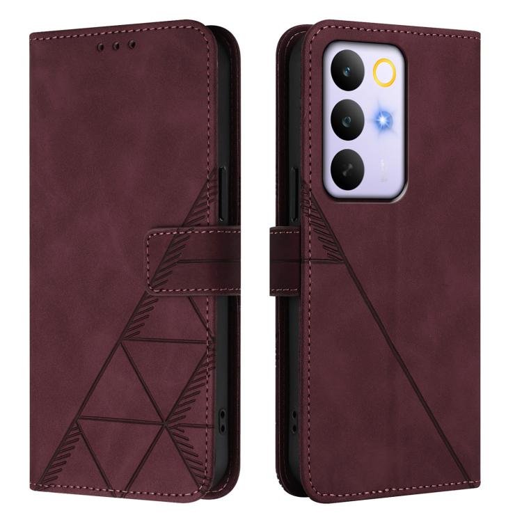 For Realme C85 5G / 15X 5G India Crossbody 3D Embossed Flip Leather Phone Case
