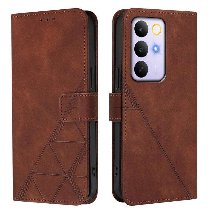 For Realme C85 5G / 15X 5G India Crossbody 3D Embossed Flip Leather Phone Case