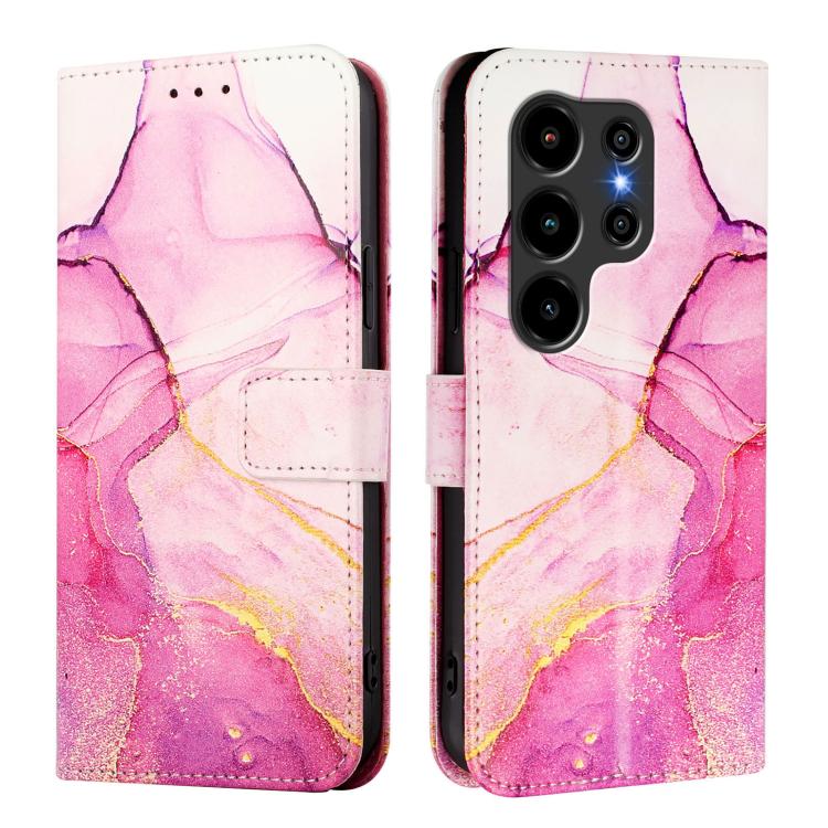 For Blackview WAVE 10 PT003 Marble Pattern Flip Leather Phone Case