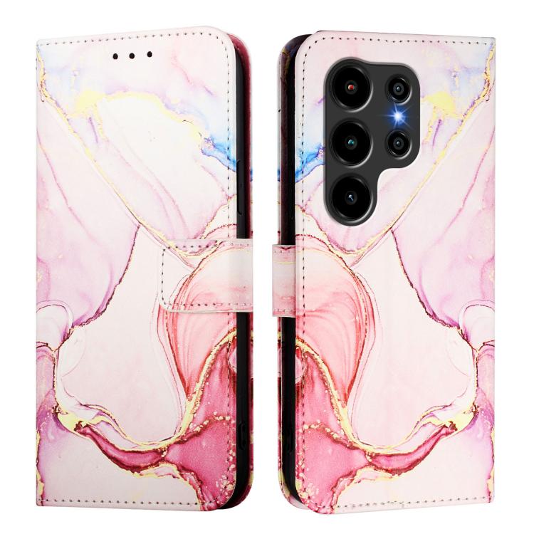 For Blackview WAVE 10 PT003 Marble Pattern Flip Leather Phone Case