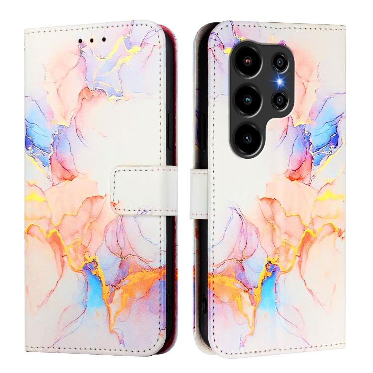 For Blackview WAVE 10 PT003 Marble Pattern Flip Leather Phone Case
