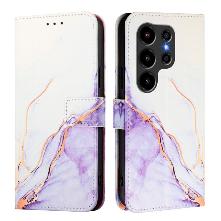 For Blackview WAVE 10 PT003 Marble Pattern Flip Leather Phone Case