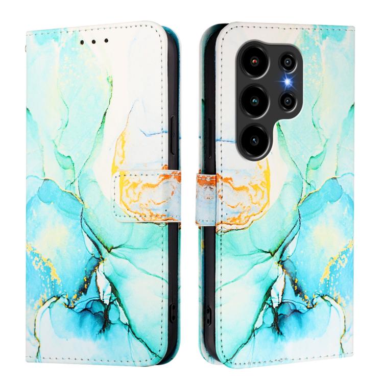 For Blackview WAVE 10 PT003 Marble Pattern Flip Leather Phone Case