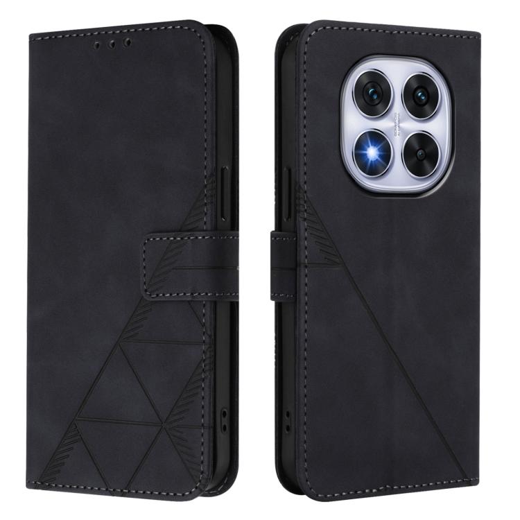 For Xiaomi Poco X7 Crossbody 3D Embossed Flip Leather Phone Case