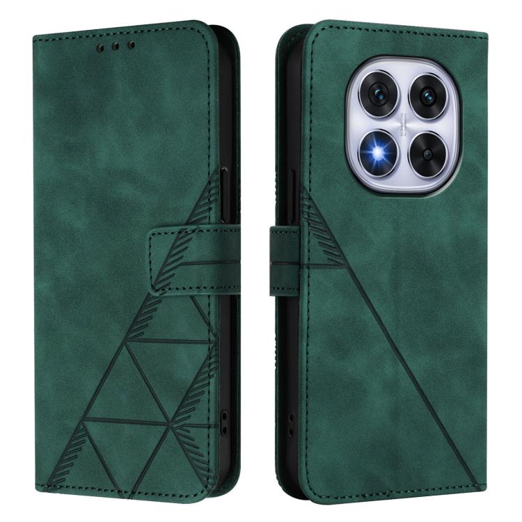 For Xiaomi Poco X7 Crossbody 3D Embossed Flip Leather Phone Case